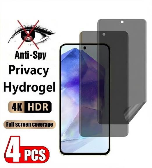Vivo V40 - 4 Buah Film Hidrogel Privasi untuk