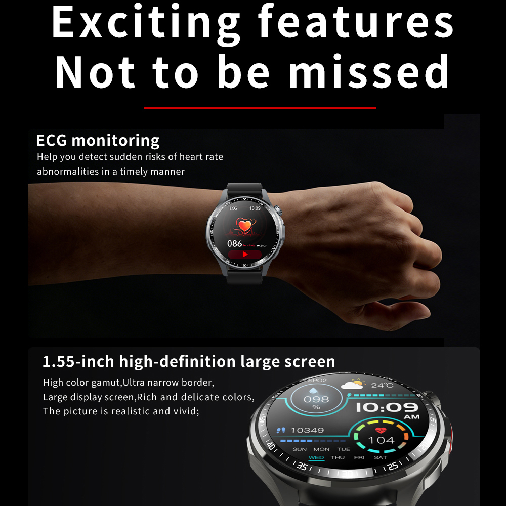 Jam Tangan Pintar Pria Sepanja - Fall Detection Watch ulasan dan harga