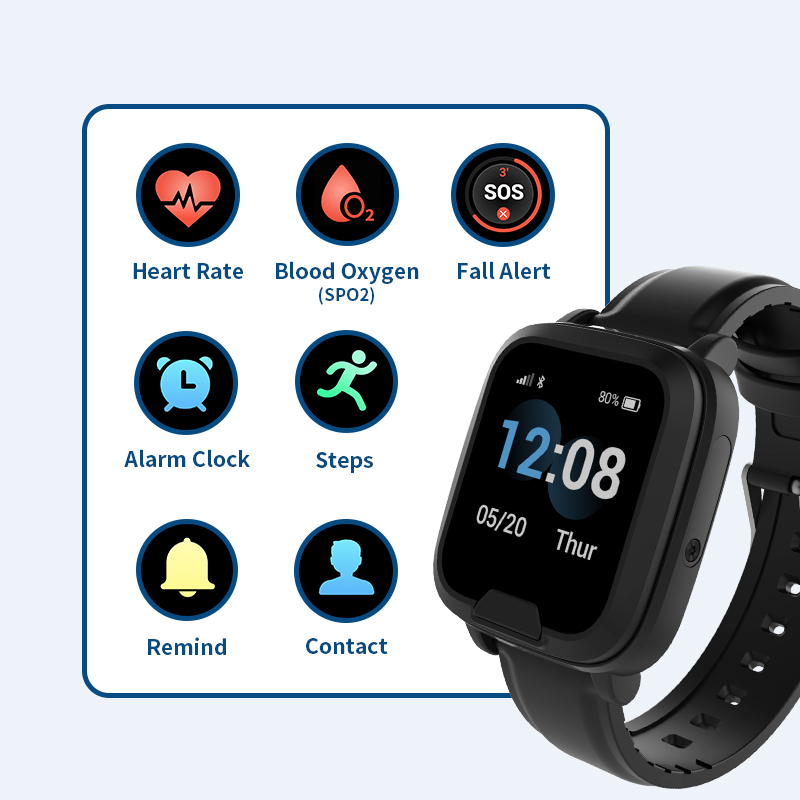 Jam Tangan Pintar Lansia denga - Fall Detection Watch ulasan dan harga